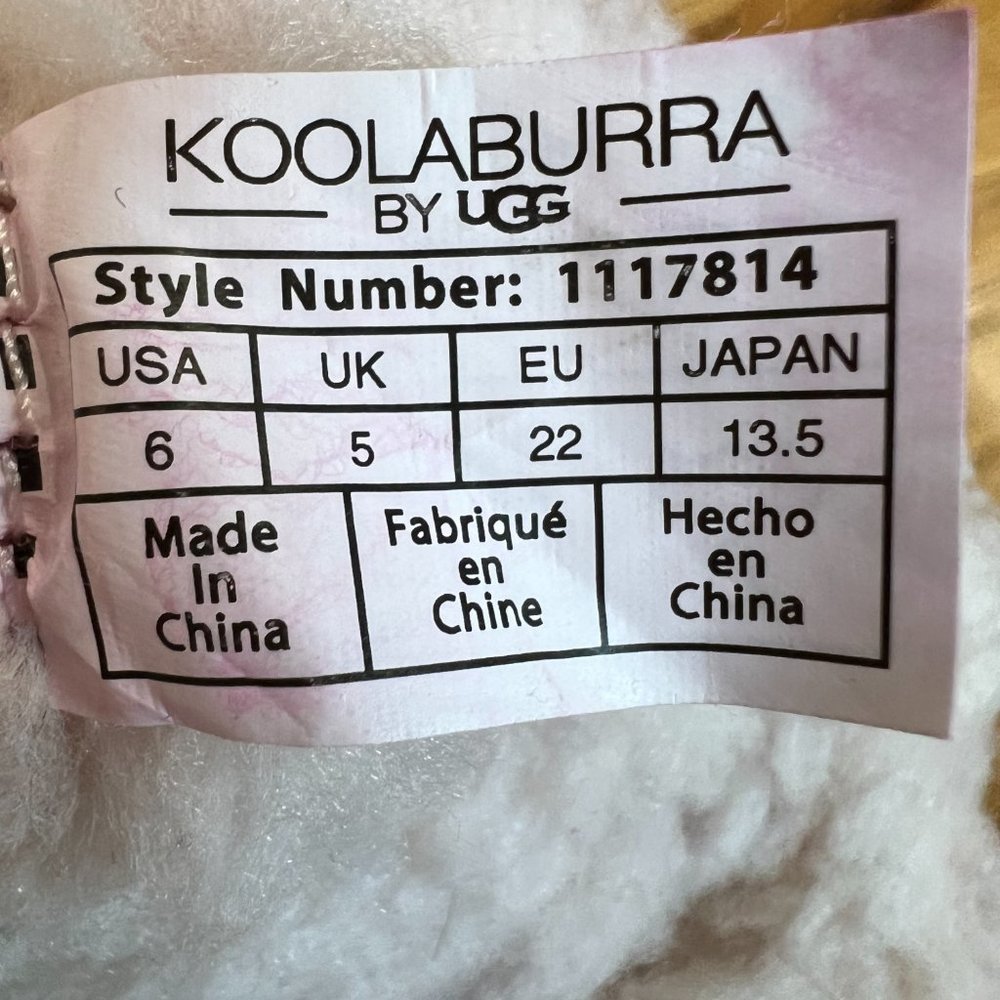KOOLABURRA by UGG Aribel Short Boot Dark Pink Suede Leather Toddler Girl's 6 - Picture 6 of 6